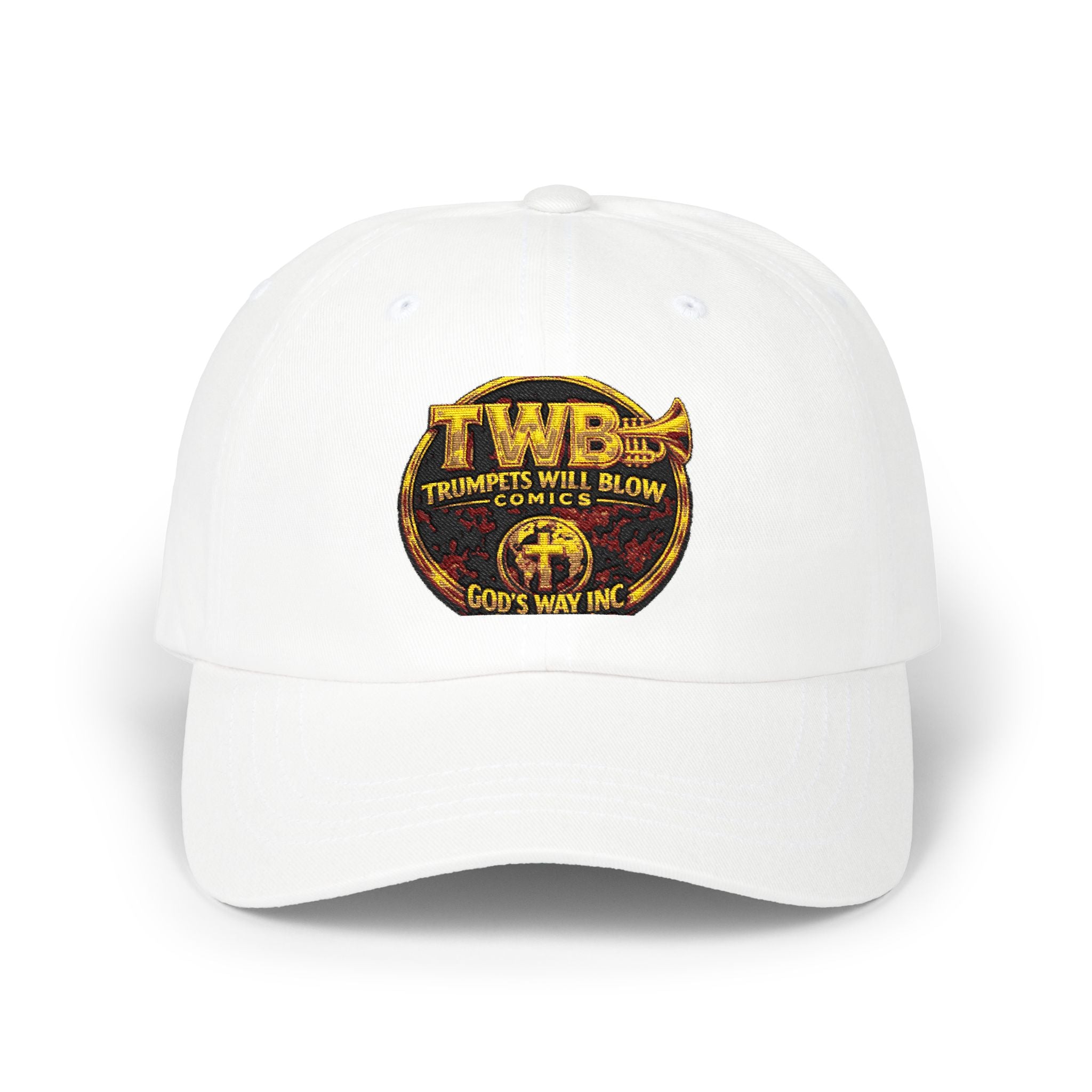 Dad Cap — "Tempests Will Blow" Vintage Maritime Patch Hat