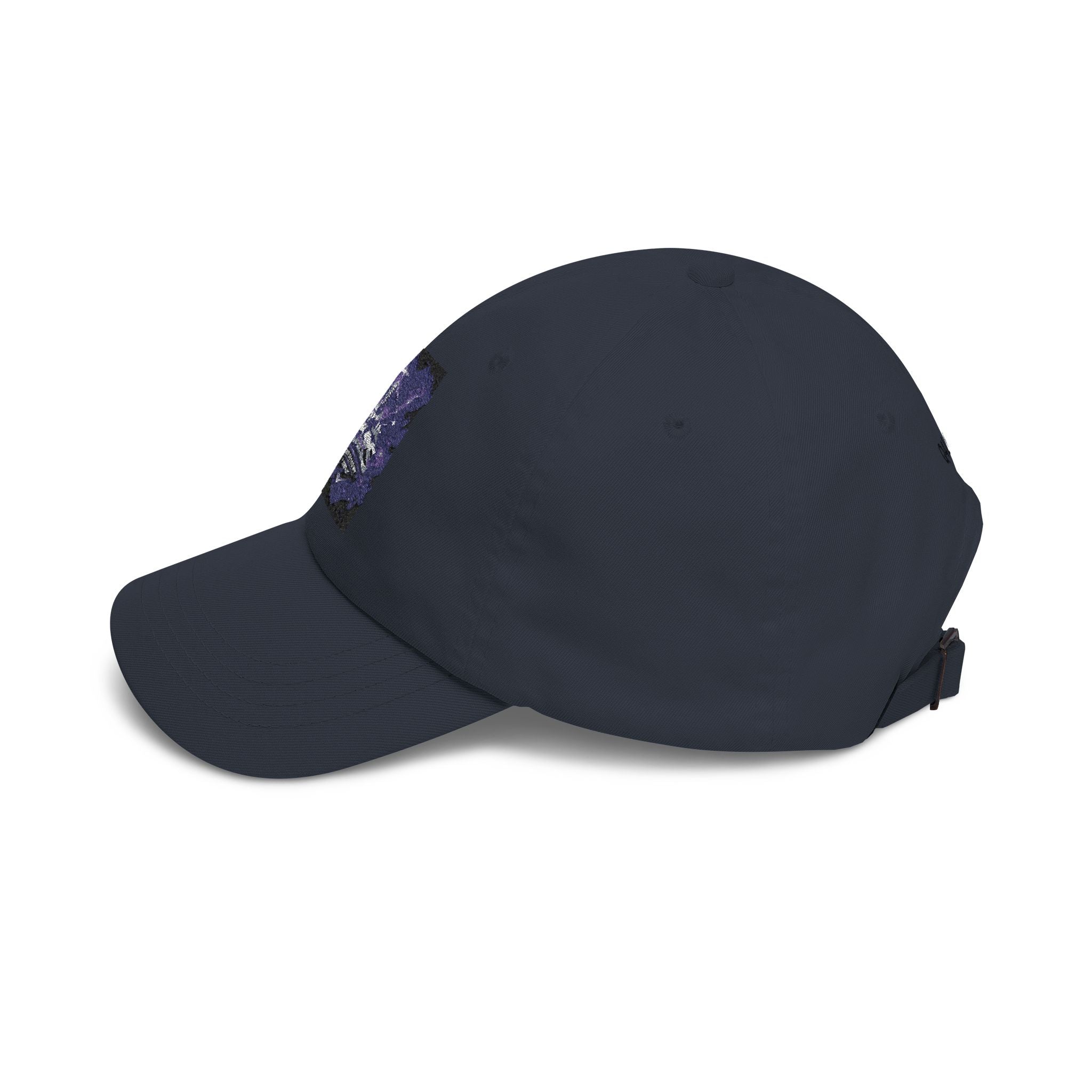 Dad Cap with Vintage Cosmic Buddha Patch — Spiritual Streetwear Hat