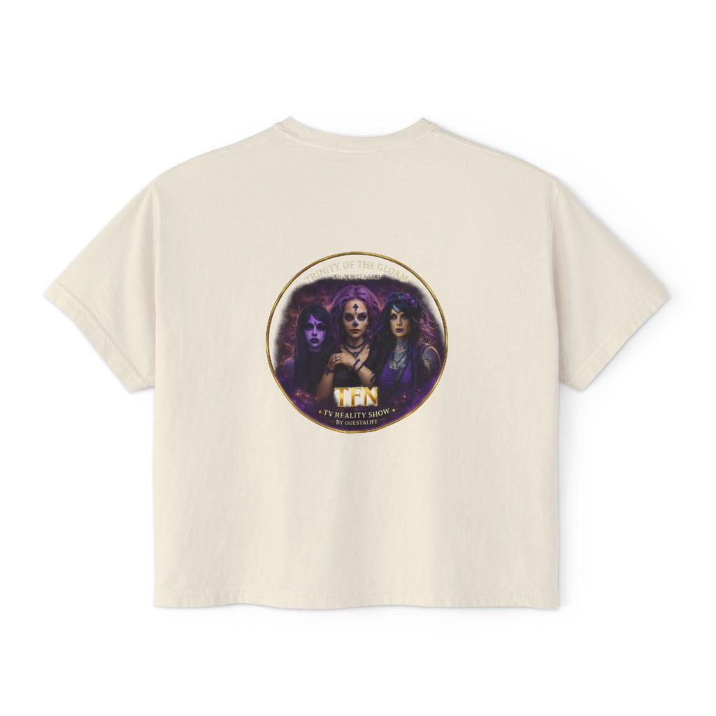 Boxy Tee — Quest4Life Promo Graphic Top (women’s)