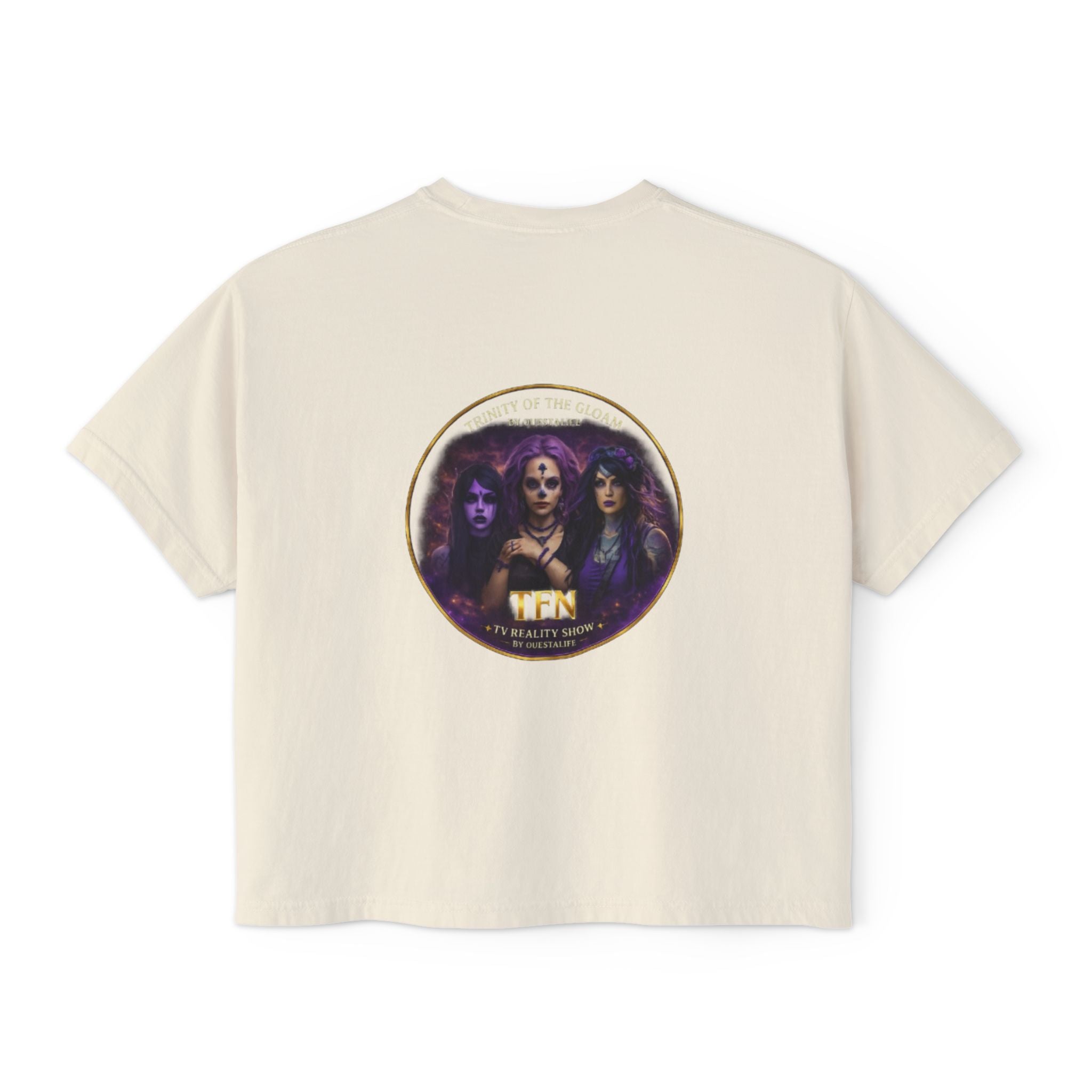 Boxy Tee — Quest4Life Promo Graphic Top (women’s)