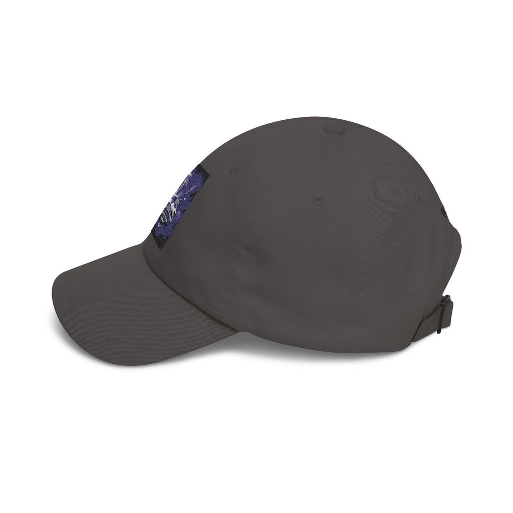 Dad Cap with Vintage Cosmic Buddha Patch — Spiritual Streetwear Hat