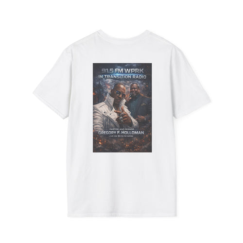 Graphic T-Shirt — "God's My Fuel" Spiritual Flame Design
