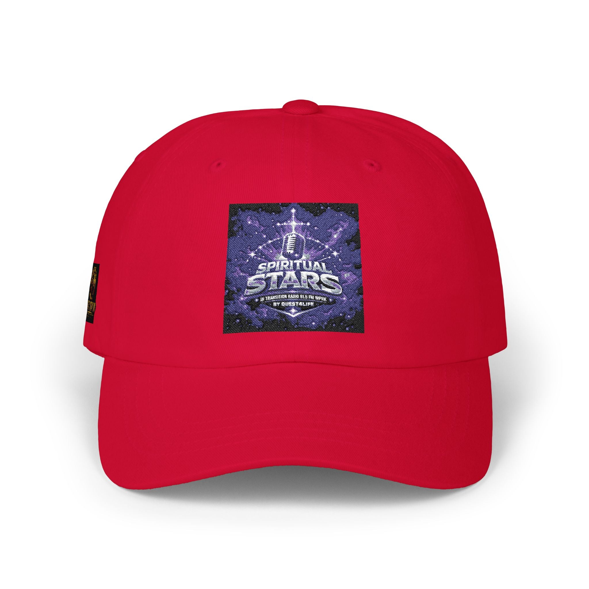 Dad Cap with Vintage Cosmic Buddha Patch — Spiritual Streetwear Hat