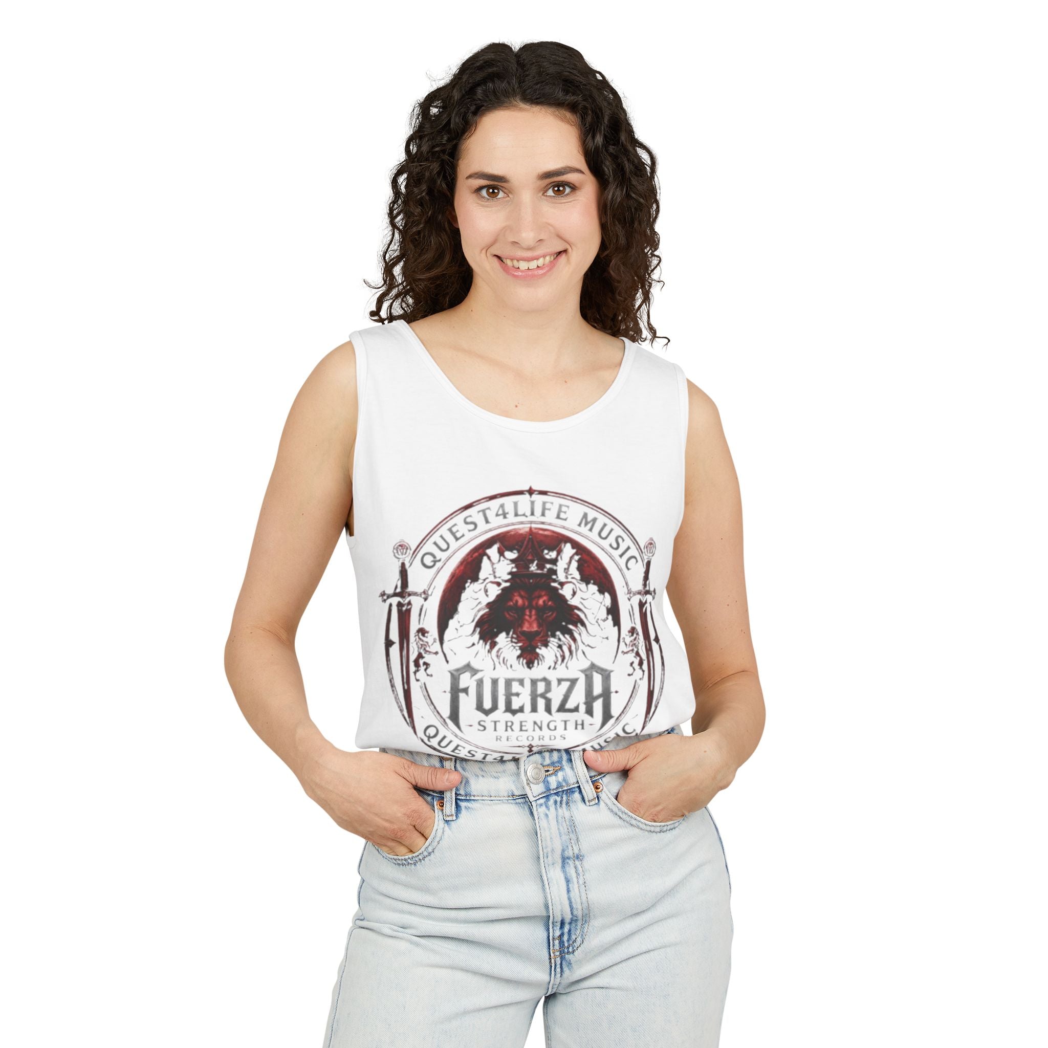 Fuerza Strength Graphic Tank Top — Hip Hop Cypherz Streetwear Music Tank