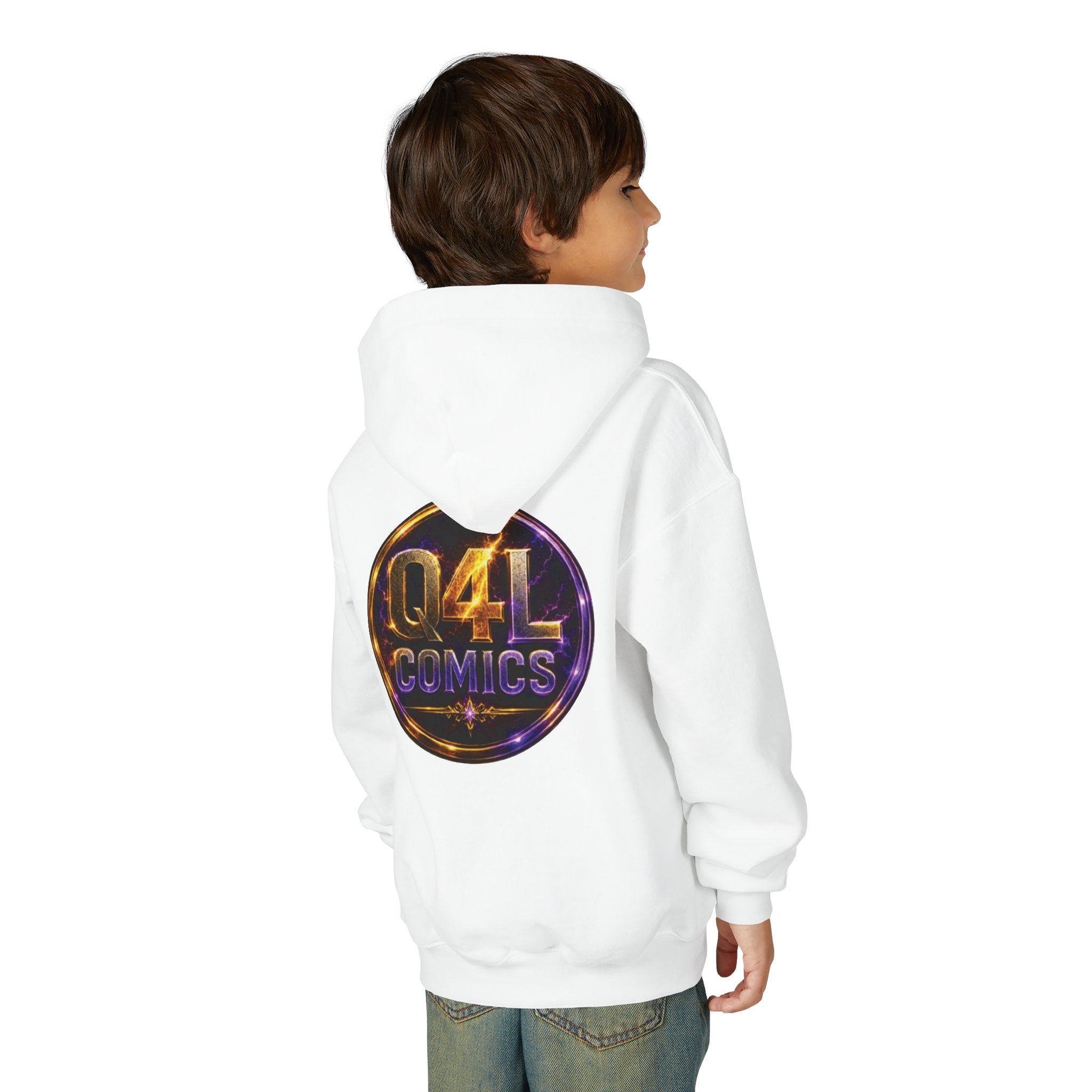 Youth Hoodie — The Courage Farm x Q4L Comics Graphic Pullover