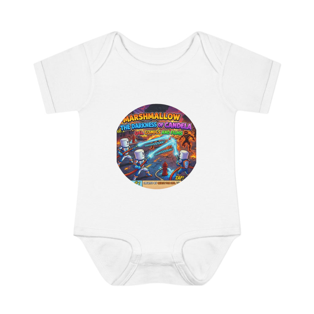 Infant Bodysuit – Retro Sci‑Fi 'Marshmallow: The Darkness Decadent' Album Art Baby Onesie