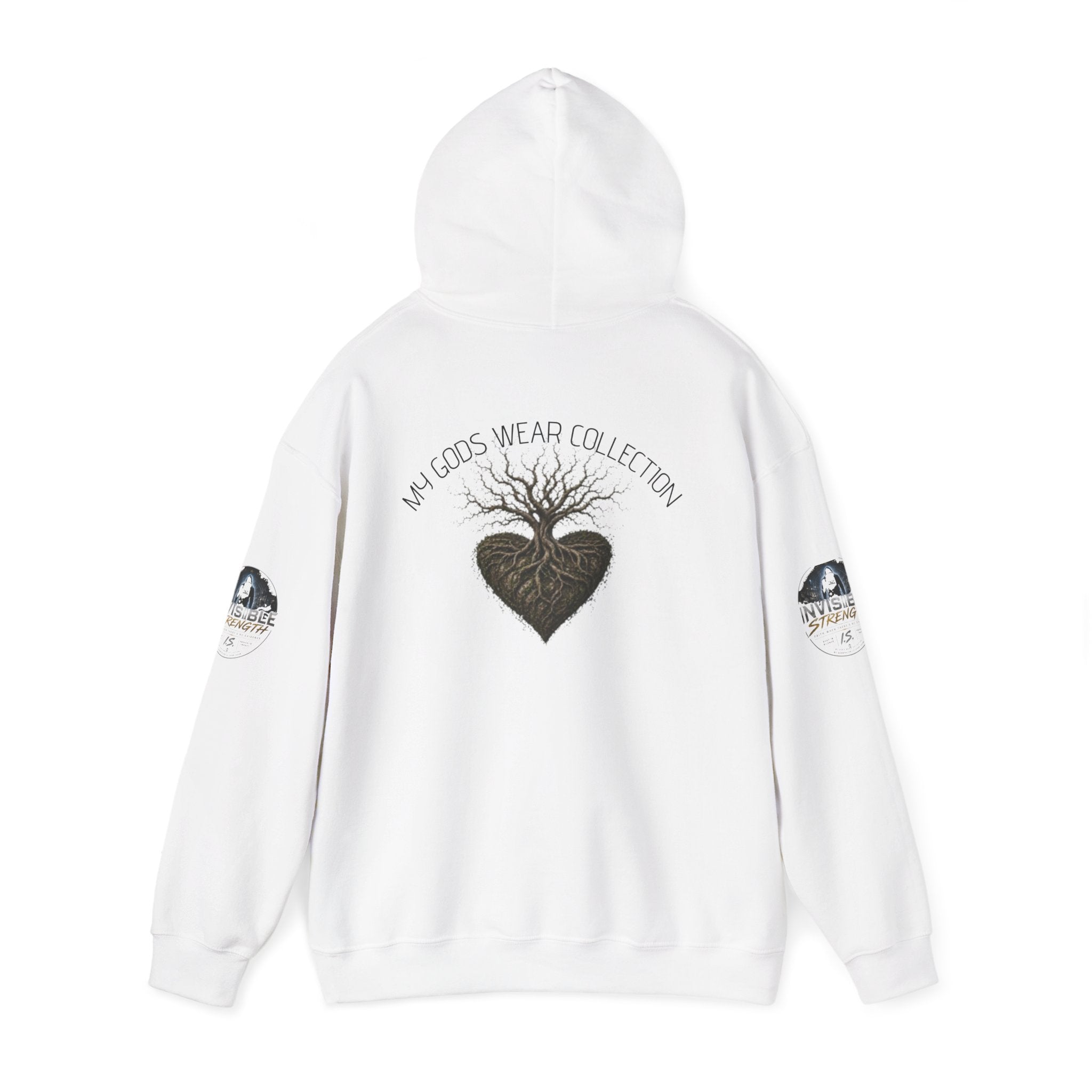 Heart Tree Hoodie – “My Gods Will Collect You” Gothic Nature Pullover
