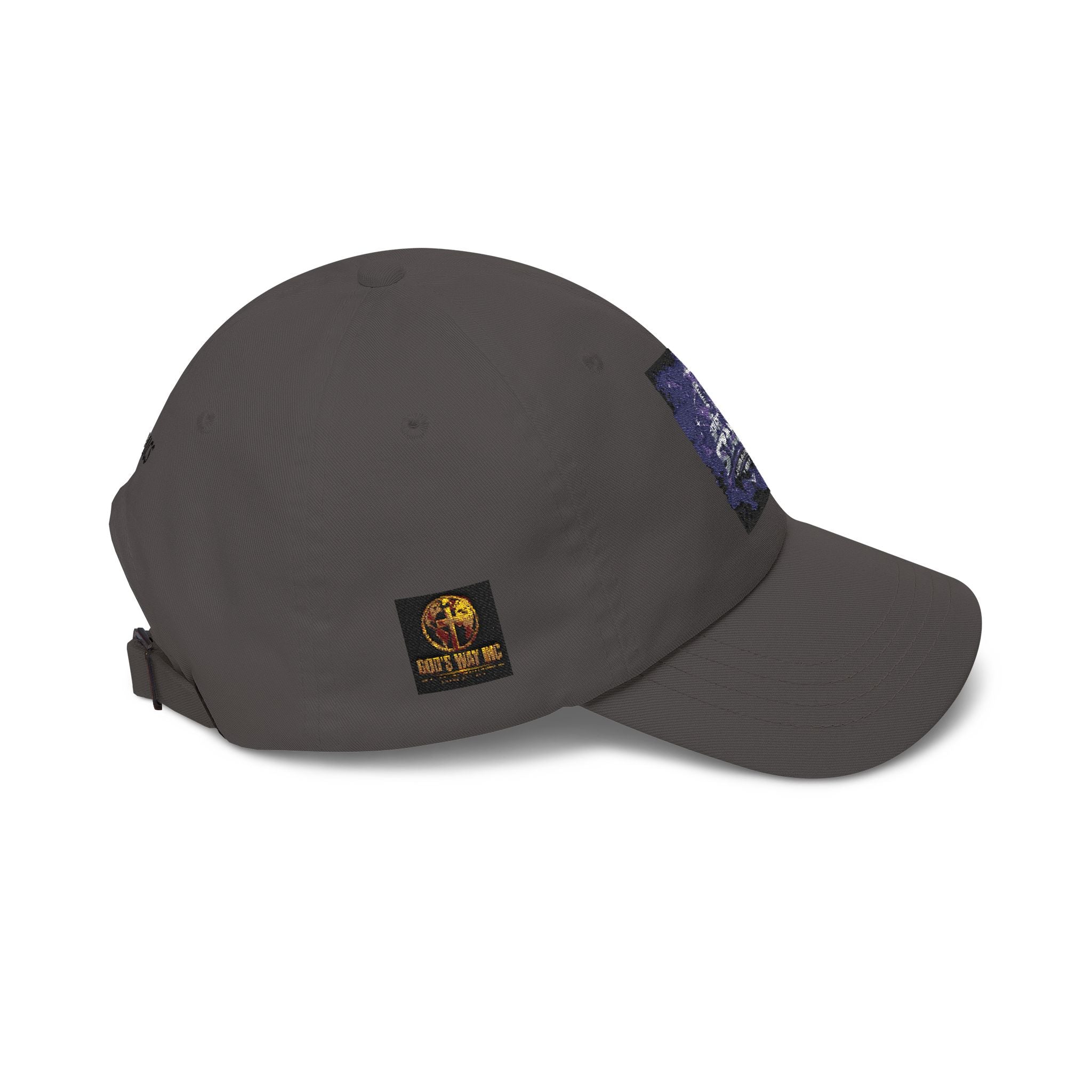 Dad Cap with Vintage Cosmic Buddha Patch — Spiritual Streetwear Hat