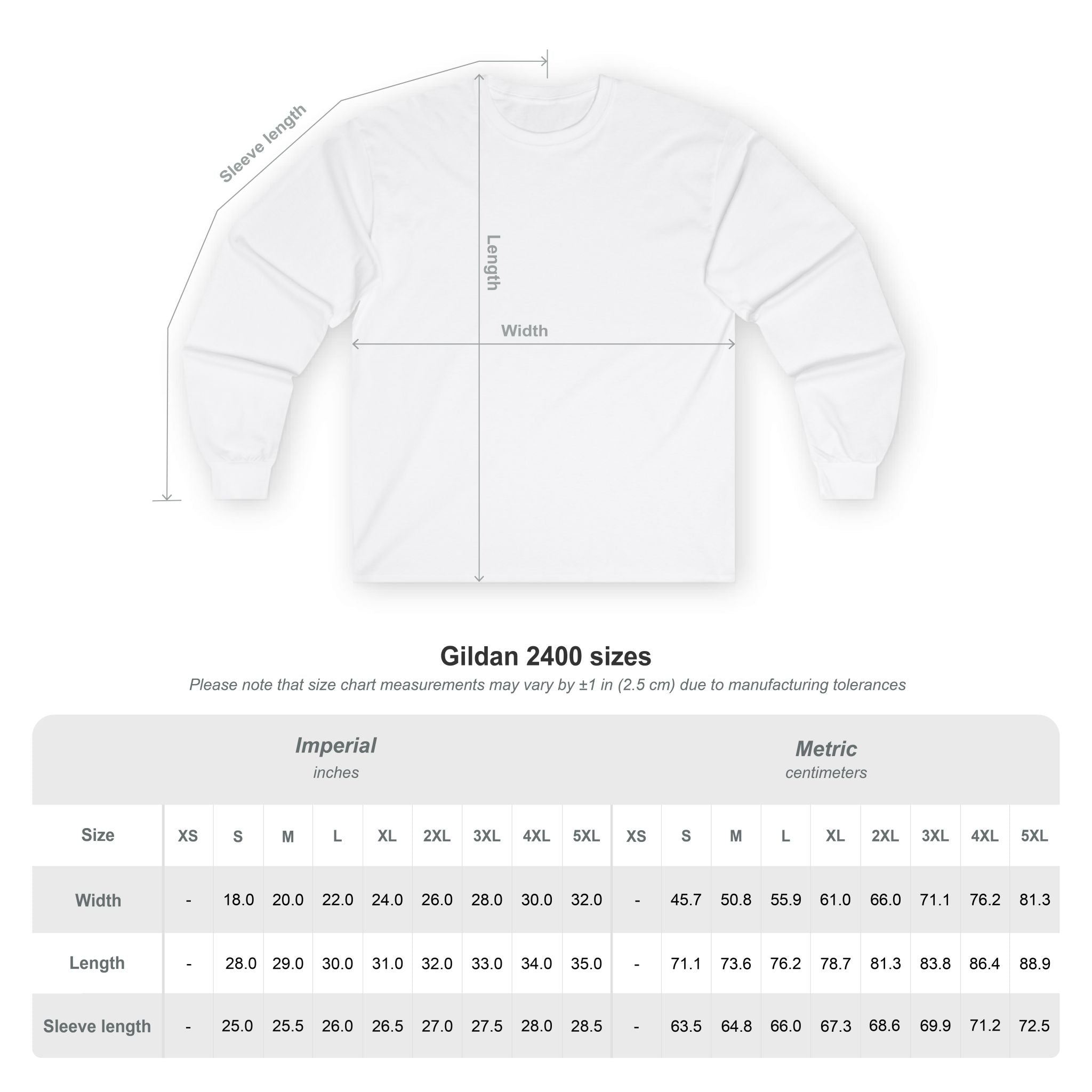 Long Sleeve Tee — "Acknowledging the Growth" Faith Network Graphic