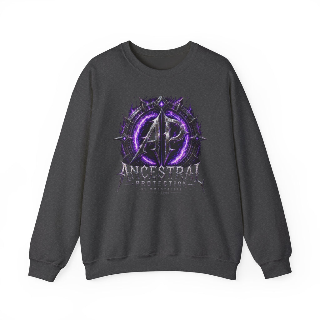 Ancestral Protection Crewneck Sweatshirt — N.E.V.A. (No Energy Vampires Allowed) Graphic Pullover