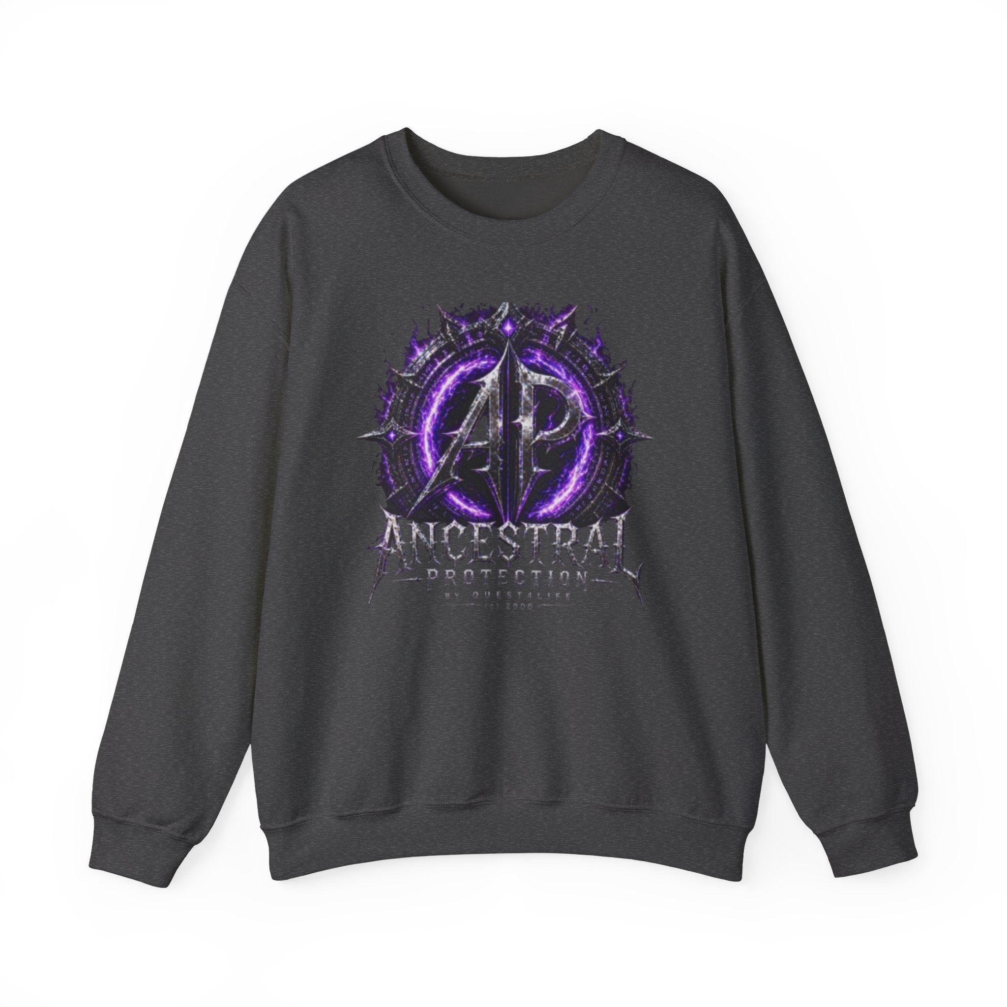 Ancestral Protection Crewneck Sweatshirt — N.E.V.A. (No Energy Vampires Allowed) Graphic Pullover