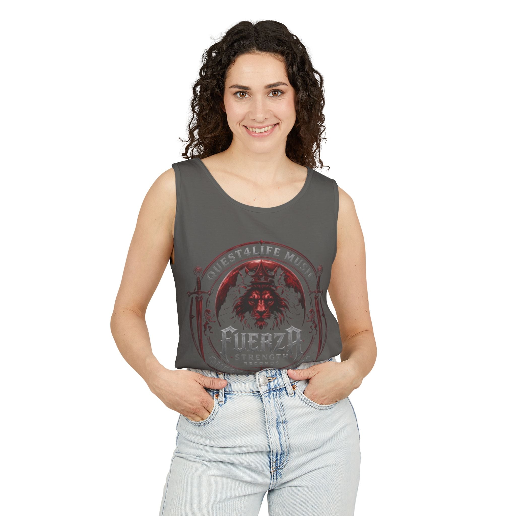 Fuerza Strength Graphic Tank Top — Hip Hop Cypherz Streetwear Music Tank