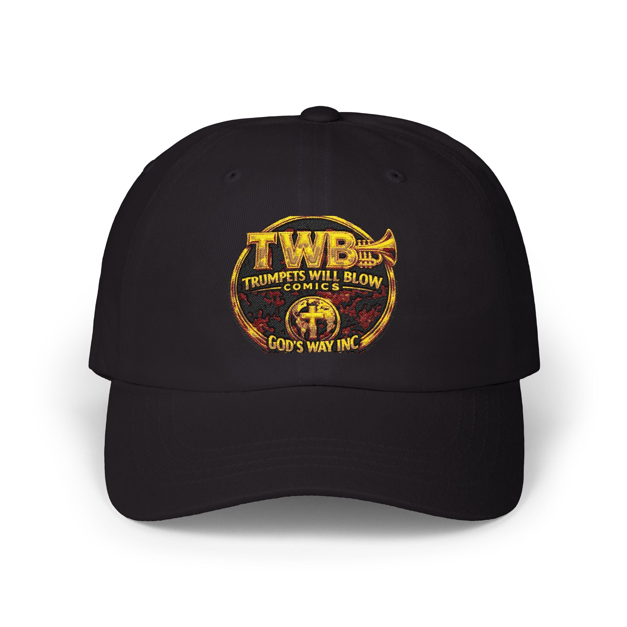 Dad Cap — "Tempests Will Blow" Vintage Maritime Patch Hat
