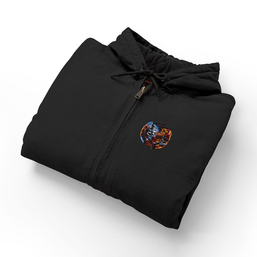 CornerStone® Men's Duck Cloth Hooded Work Jacket (Embroidery)
