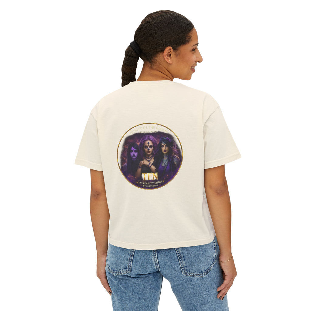 Boxy Tee — Quest4Life Promo Graphic Top (women’s)