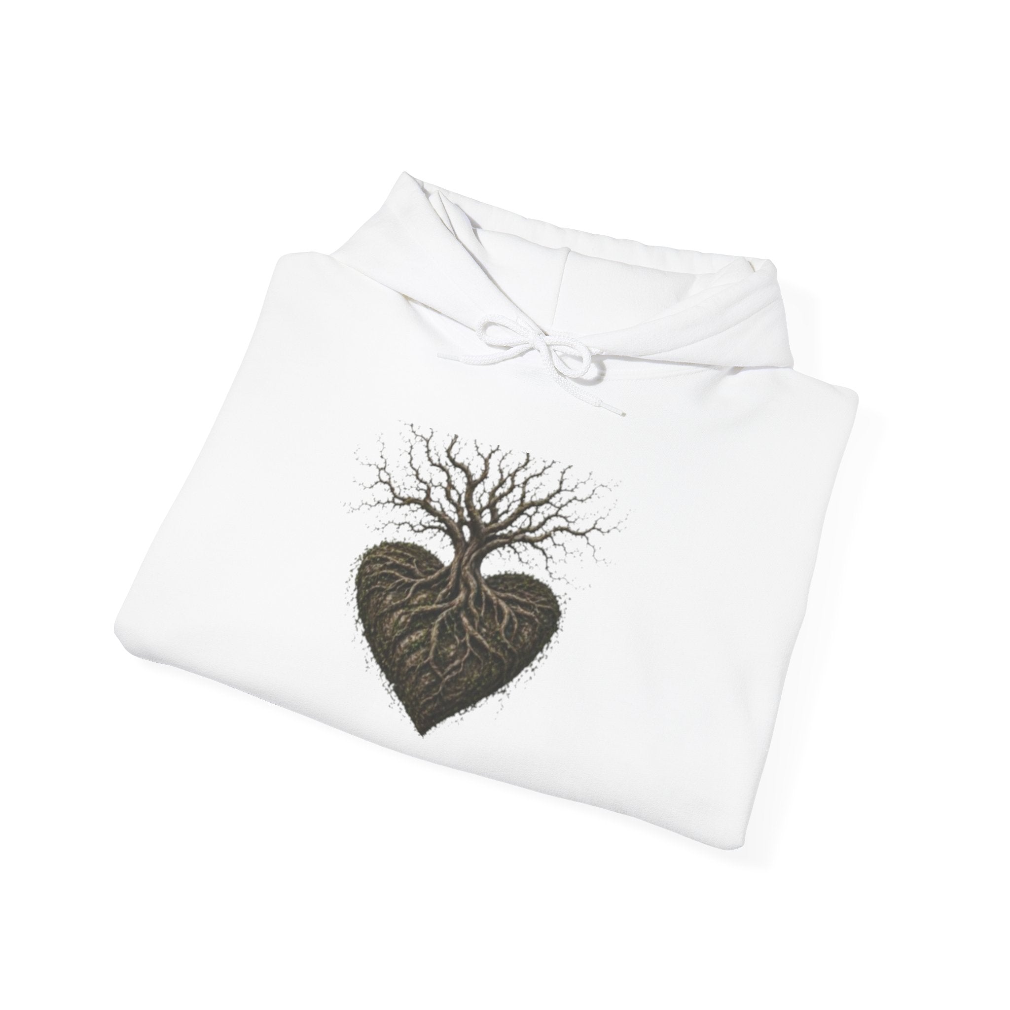 Heart Tree Hoodie – “My Gods Will Collect You” Gothic Nature Pullover
