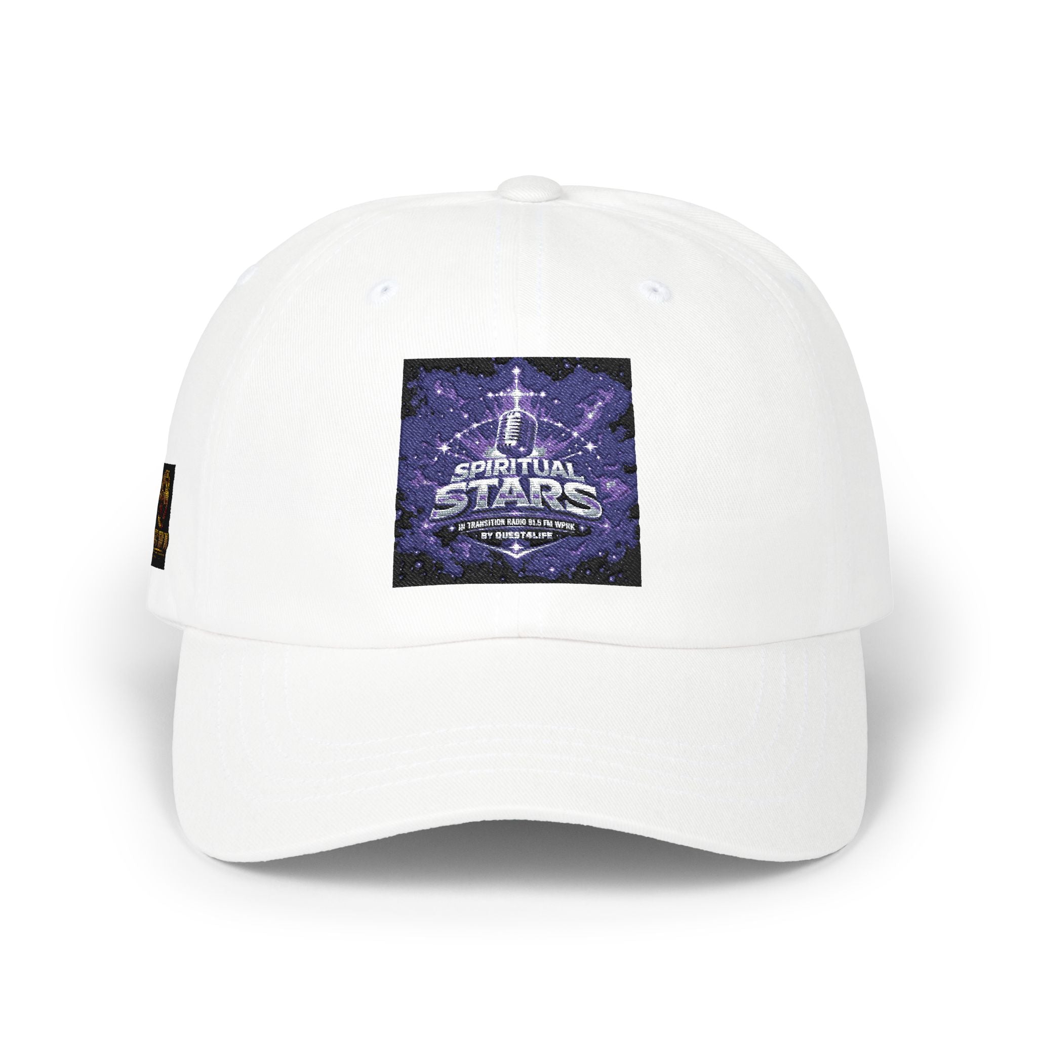Dad Cap with Vintage Cosmic Buddha Patch — Spiritual Streetwear Hat