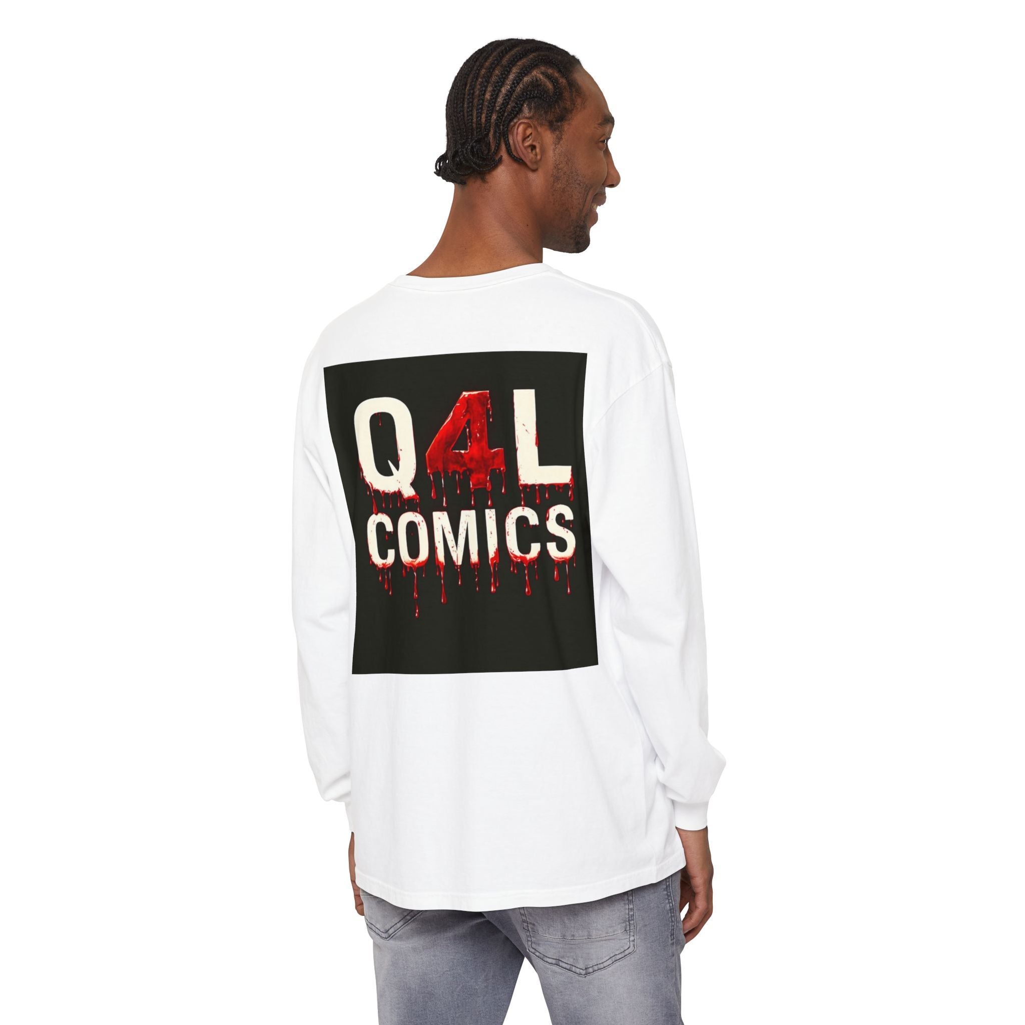 Unisex Garment-dyed Long Sleeve T-Shirt