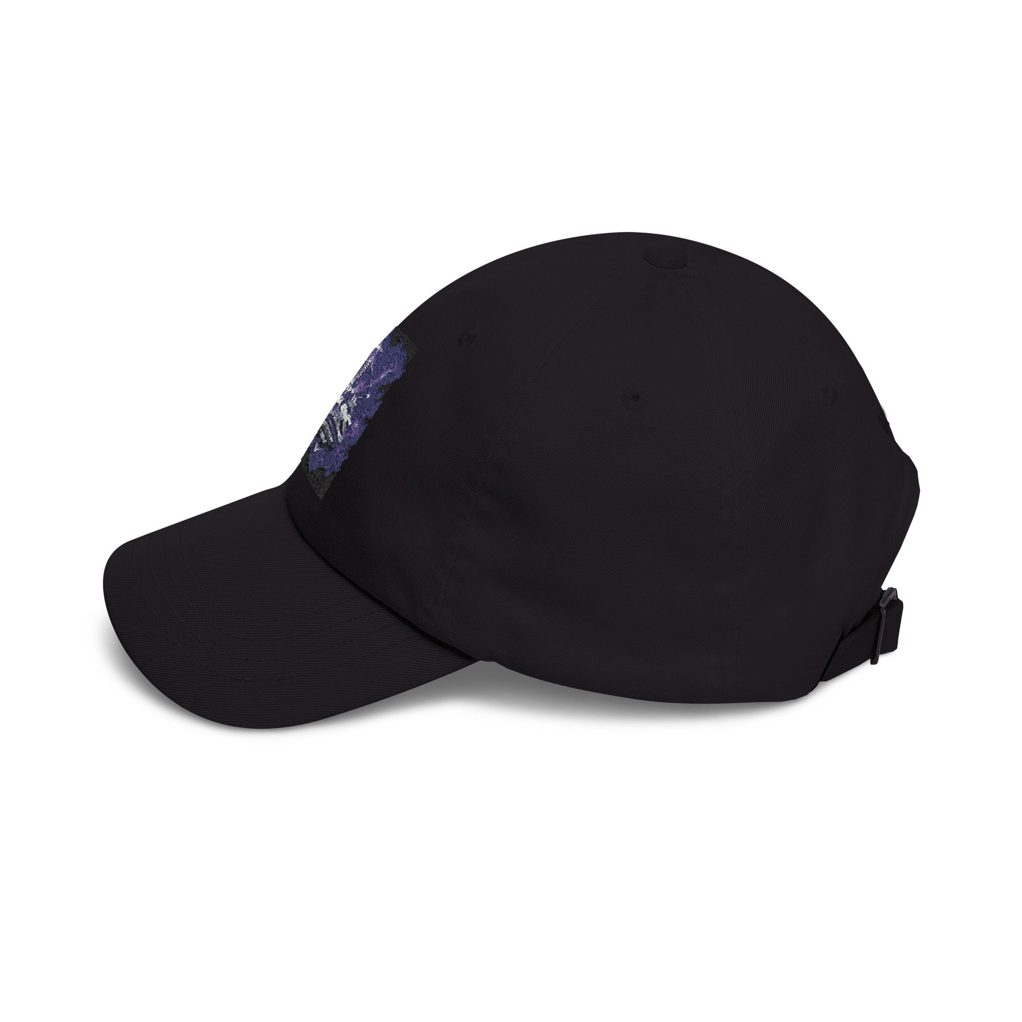 Dad Cap with Vintage Cosmic Buddha Patch — Spiritual Streetwear Hat