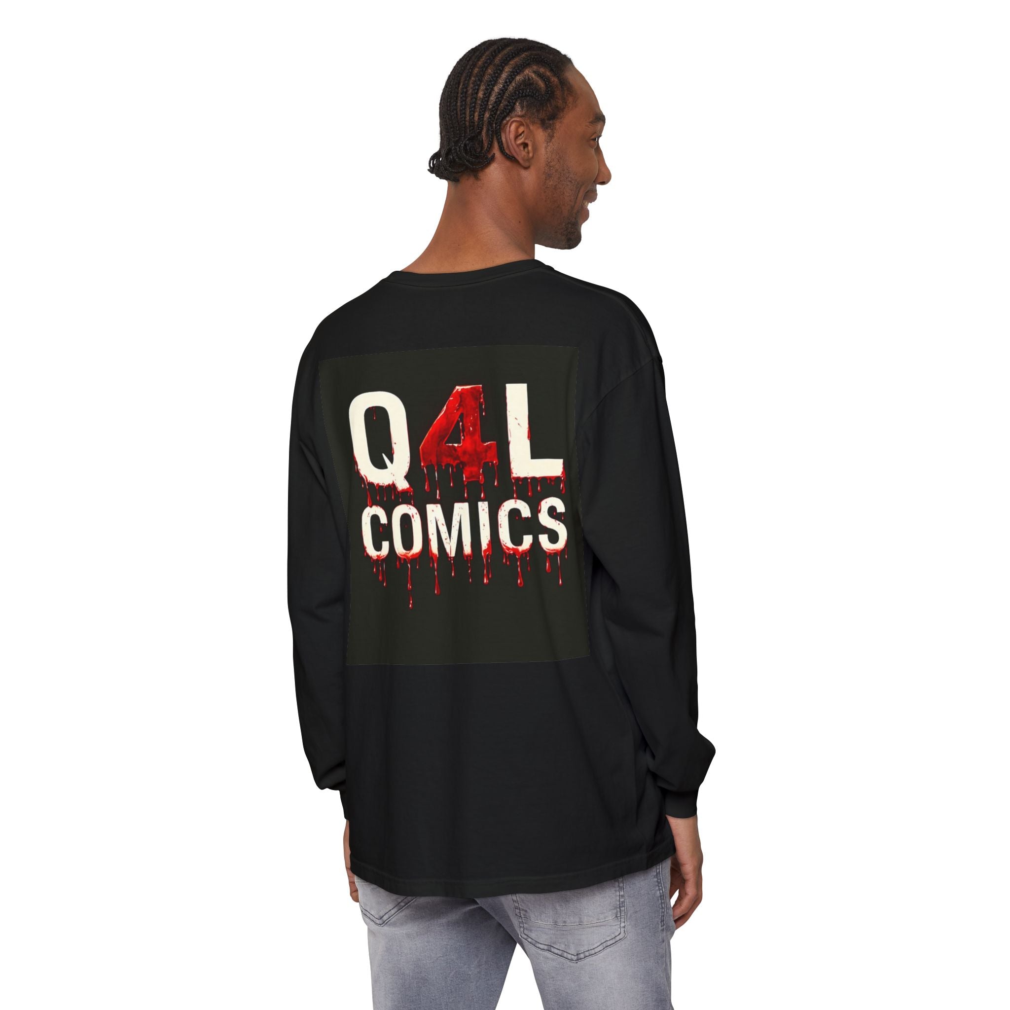 Unisex Garment-dyed Long Sleeve T-Shirt