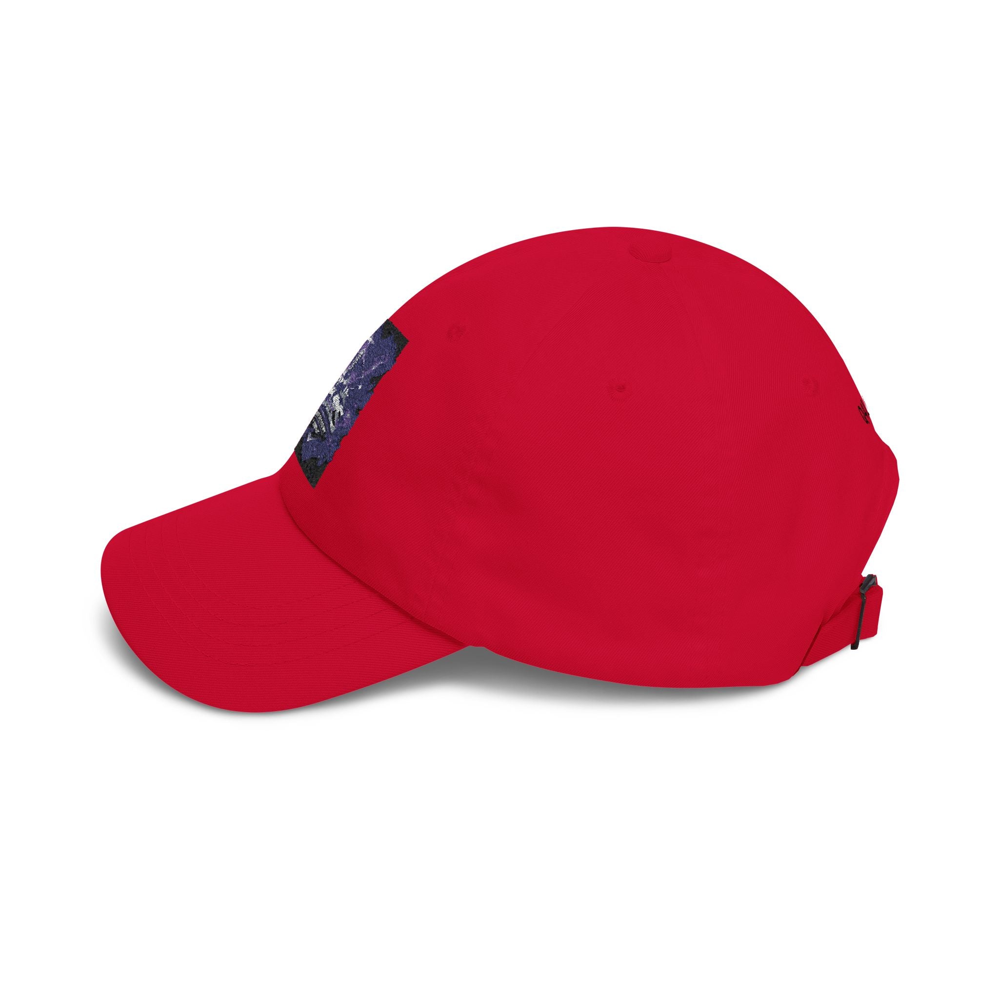 Dad Cap with Vintage Cosmic Buddha Patch — Spiritual Streetwear Hat