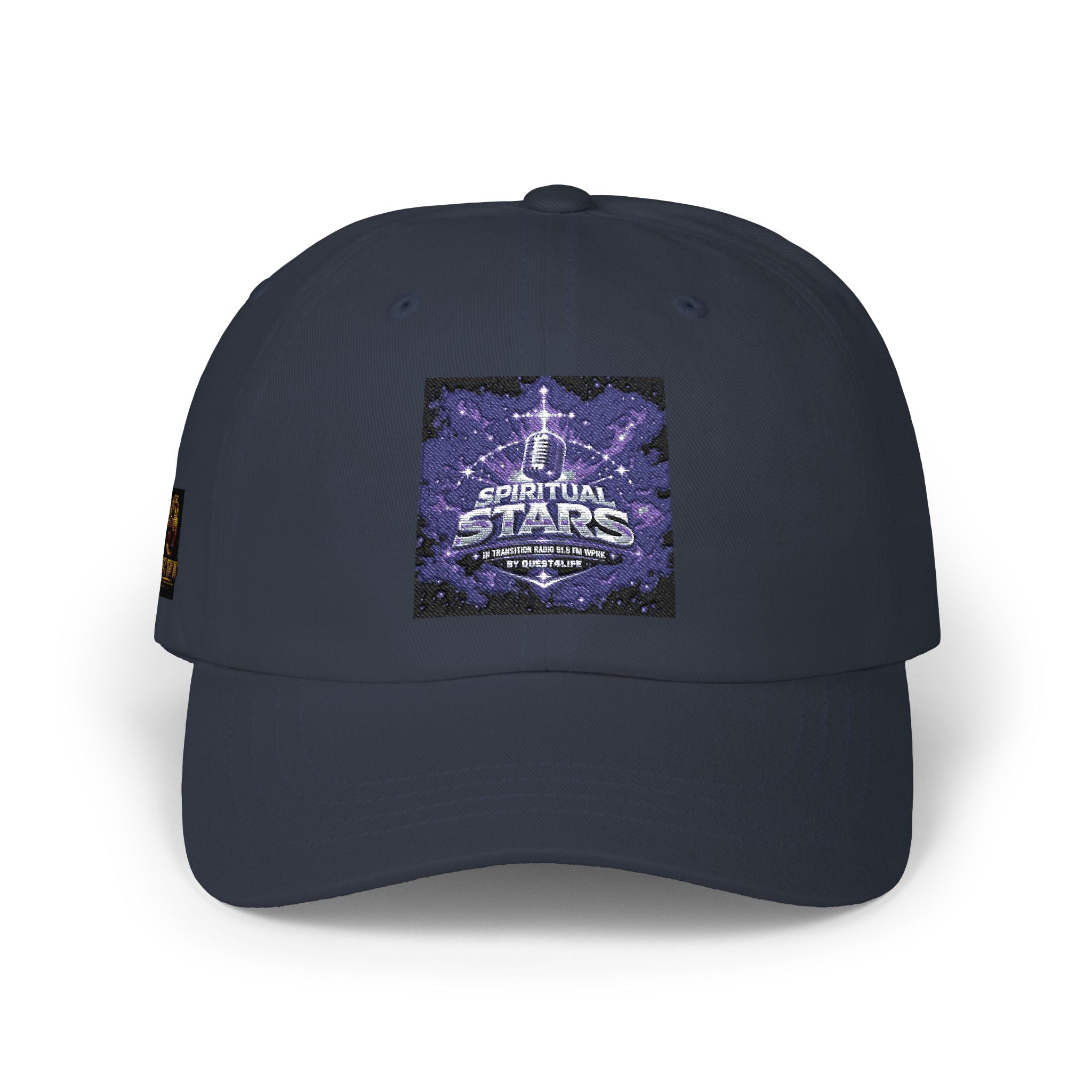Dad Cap with Vintage Cosmic Buddha Patch — Spiritual Streetwear Hat